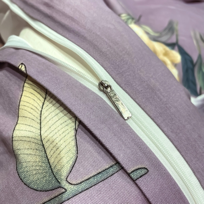 91家纺网 家纺一手货源 找家纺 金爱家 2021新款大版磨毛花卉系列四件套 翡翠罗浮