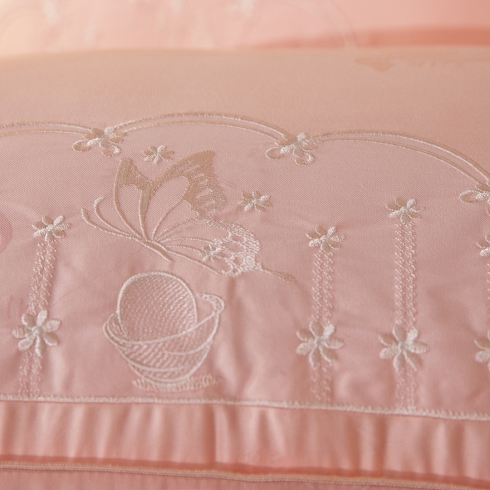 91家纺网 家纺一手货源 找家纺 枕之坊 2021新款蚕蛹蛋白美颜枕 粉色