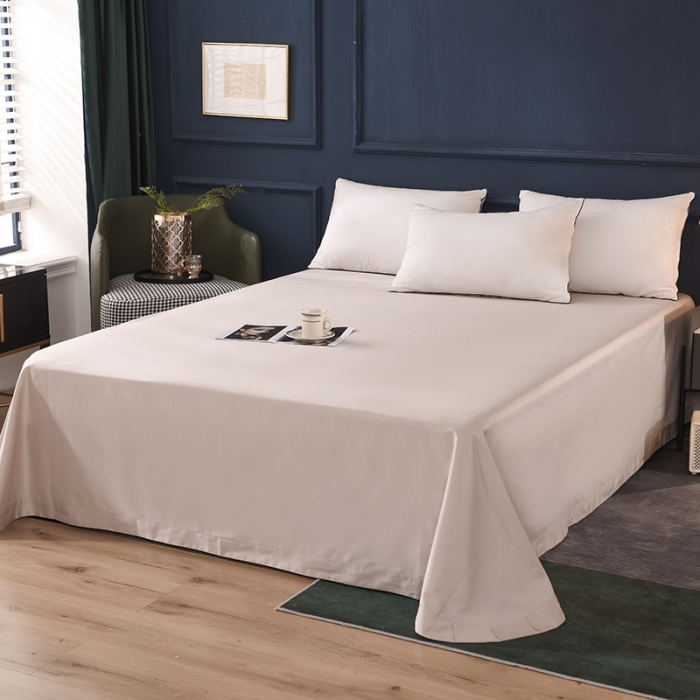 91家纺网 家纺一手货源 找家纺 （总）甜之梦2025新款13374经典北欧风工艺款纯色单床单