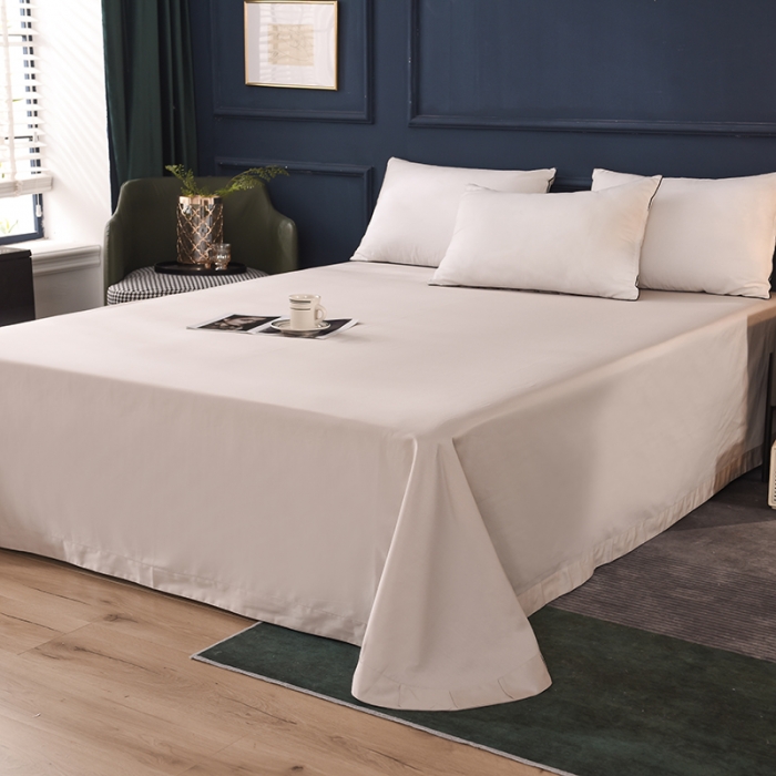 91家纺网 家纺一手货源 找家纺 （总）甜之梦2025新款13374经典北欧风工艺款纯色单床单