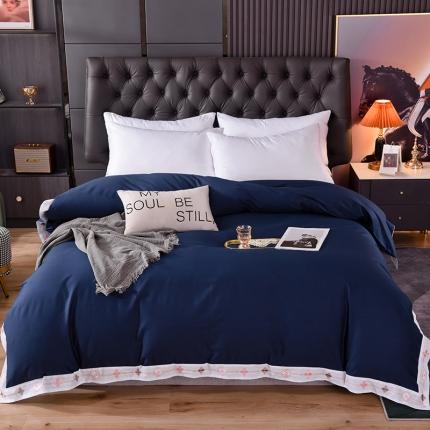 91家纺网 家纺一手货源 找家纺 （总）甜之梦2025新款13374经典北欧风工艺款纯色单被套