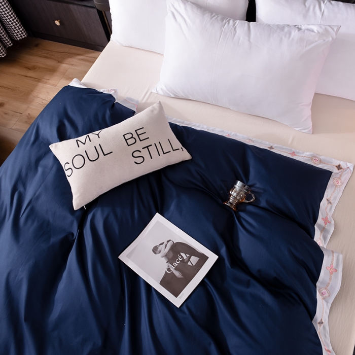 91家纺网 家纺一手货源 找家纺 （总）甜之梦2025新款13374经典北欧风工艺款纯色单被套