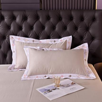 91家纺网 家纺一手货源 找家纺 （总）甜之梦2025新款13374经典北欧风工艺款纯色枕套
