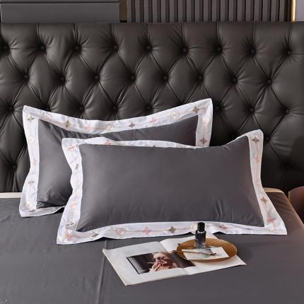 91家纺网 家纺一手货源 找家纺 （总）甜之梦2025新款13374经典北欧风工艺款纯色枕套