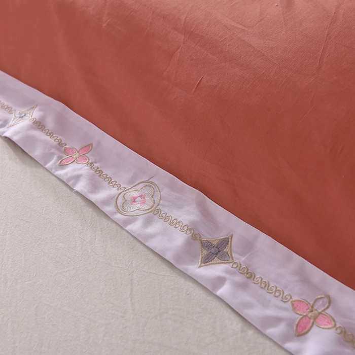 91家纺网 家纺一手货源 找家纺 甜之梦2025新款13374经典北欧风工艺款纯色单被套 咖色