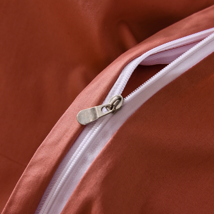 91家纺网 家纺一手货源 找家纺 甜之梦2025新款13374经典北欧风工艺款纯色单被套 咖色