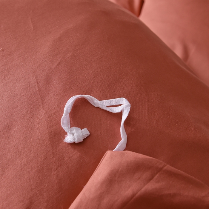 91家纺网 家纺一手货源 找家纺 甜之梦2025新款13374经典北欧风工艺款纯色单被套 咖色