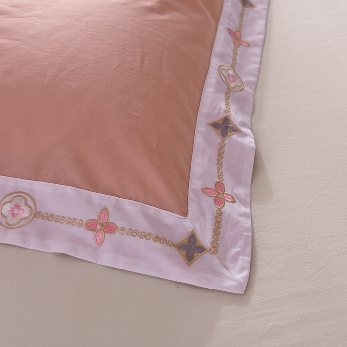 91家纺网 家纺一手货源 找家纺 甜之梦2025新款13374经典北欧风工艺款纯色单被套 玉色