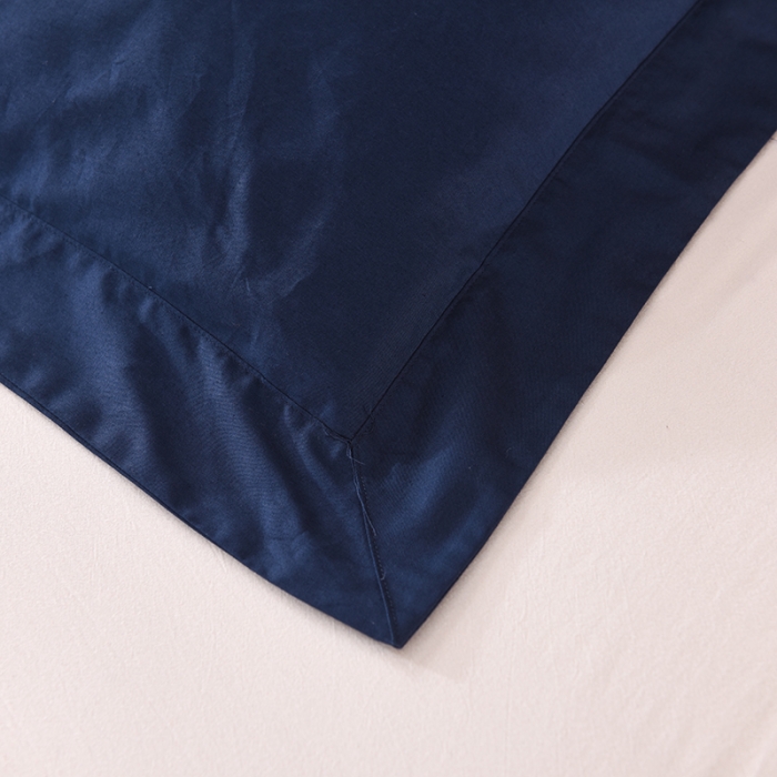 91家纺网 家纺一手货源 找家纺 甜之梦 2025新款13374经典工艺款纯色长绒棉被套 藏青