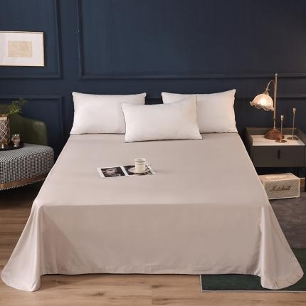 91家纺网 家纺一手货源 找家纺 甜之梦2025新款13374经典北欧风工艺款纯色单床单 浅灰