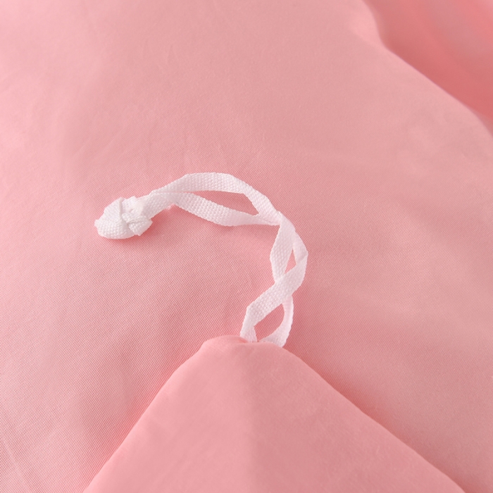 91家纺网 家纺一手货源 找家纺 甜之梦 2025新款13374经典工艺款纯色长绒棉被套 粉色