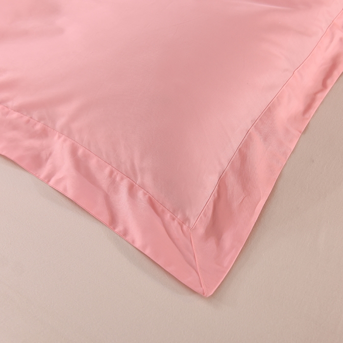91家纺网 家纺一手货源 找家纺 甜之梦 2025新款13374经典工艺款纯色长绒棉被套 粉色