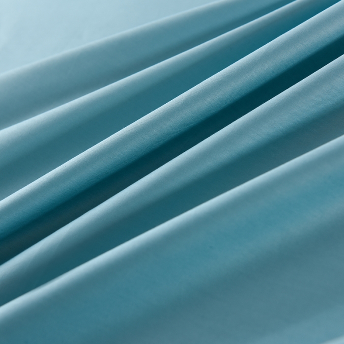 91家纺网 家纺一手货源 找家纺 2025新款13374经典北欧风工艺款纯色单床单 深海蓝