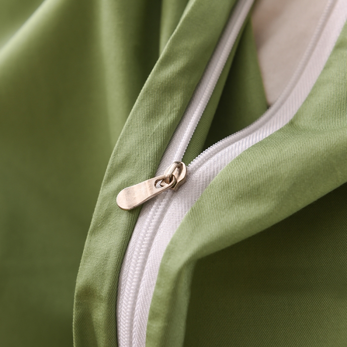 91家纺网 家纺一手货源 找家纺 甜之梦 2025新款13374经典工艺款纯色长绒棉被套 果绿