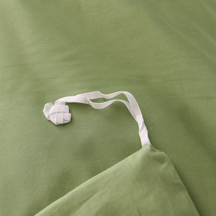 91家纺网 家纺一手货源 找家纺 甜之梦 2025新款13374经典工艺款纯色长绒棉被套 果绿