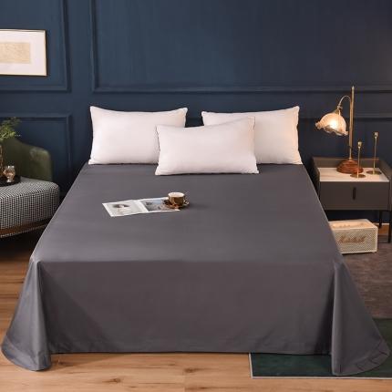 91家纺网 家纺一手货源 找家纺 甜之梦2025新款13374经典北欧风工艺款纯色单床单 深灰