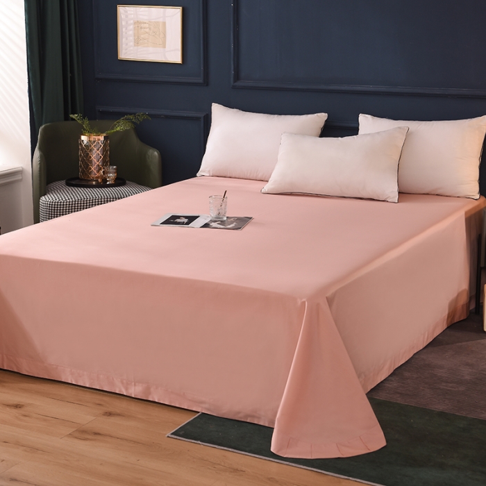 91家纺网 家纺一手货源 找家纺 甜之梦2025新款13374经典北欧风工艺款纯色单床单 玉色