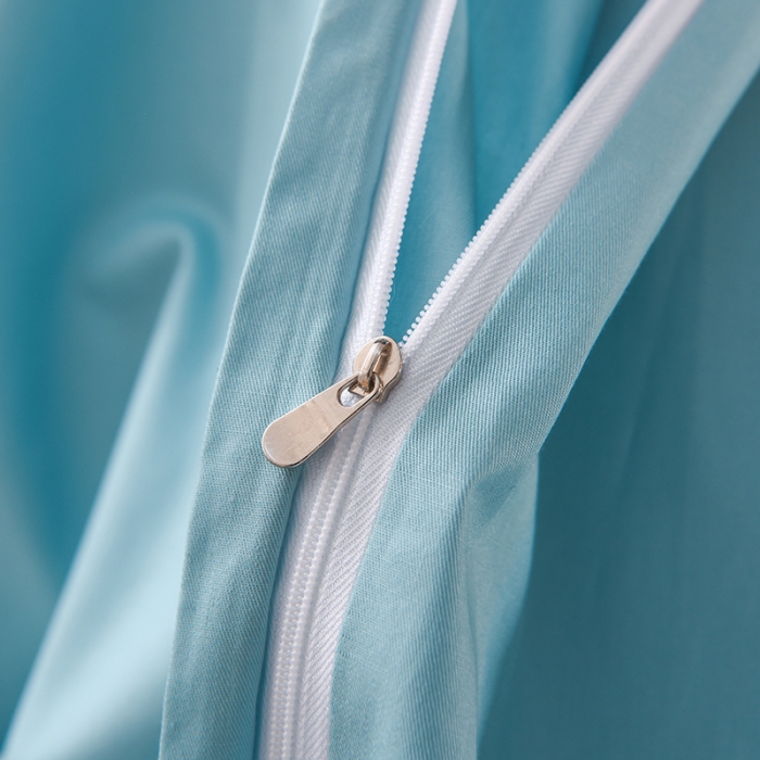 91家纺网 家纺一手货源 找家纺 甜之梦 2025新款13374经典工艺款纯色长绒棉被套深海蓝