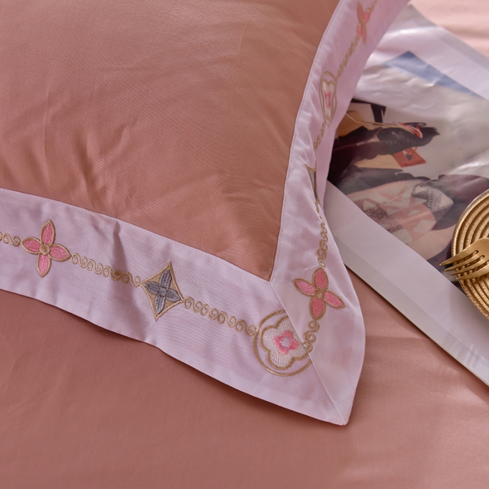 91家纺网 家纺一手货源 找家纺 甜之梦2025新款13374经典北欧风工艺款纯色枕套 玉色