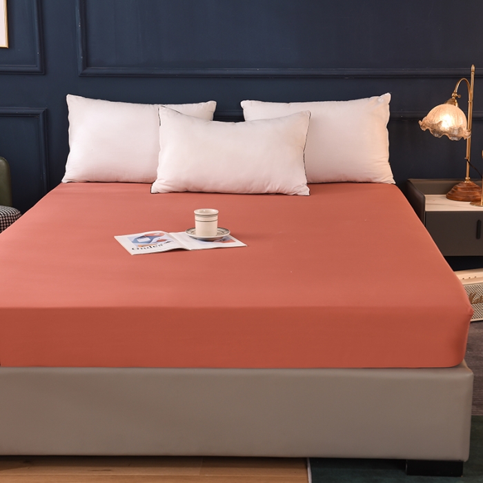 91家纺网 家纺一手货源 找家纺 甜之梦 2025新款13374经典工艺款纯色长绒棉床笠 咖色