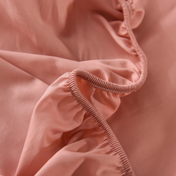 91家纺网 家纺一手货源 找家纺 甜之梦 2025新款13374经典工艺款纯色长绒棉床笠 玉色