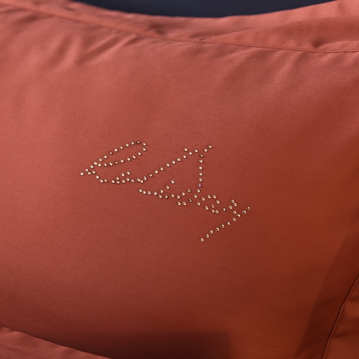 91家纺网 家纺一手货源 找家纺 甜之梦 新款13374经典工艺款纯色长绒棉枕套一对 咖色