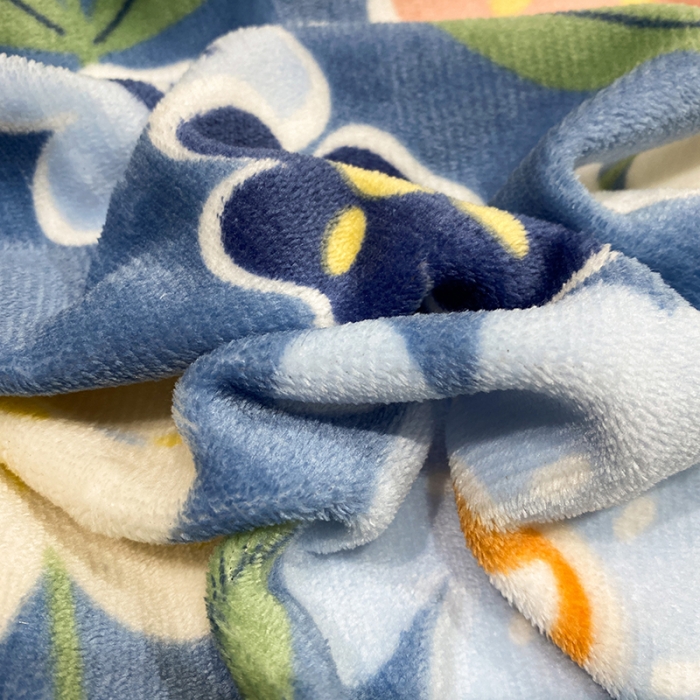 91家纺网 家纺一手货源 找家纺 珺柔家纺2021新款牛奶绒印花四件套 繁花