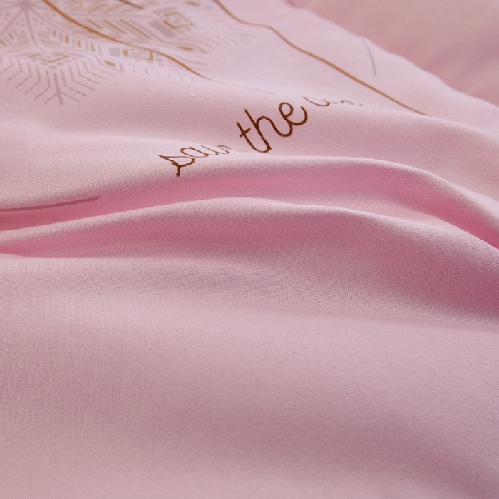 91家纺网 家纺一手货源 找家纺 总欧雅搁2025新款羽丝绒冬被 被子被芯春秋被冬被 花寐-粉