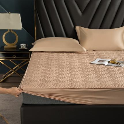 91家纺网 家纺一手货源 找家纺 （总）小米笠 2021新60长绒棉夹棉床笠全棉纯棉单床笠