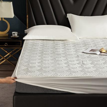 91家纺网 家纺一手货源 找家纺 （总）小米笠 2021新60长绒棉夹棉床笠全棉纯棉单床笠