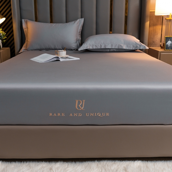 91家纺网 家纺一手货源 找家纺 （总）秀色 50支贡缎床笠单件全棉纯棉床罩三件套