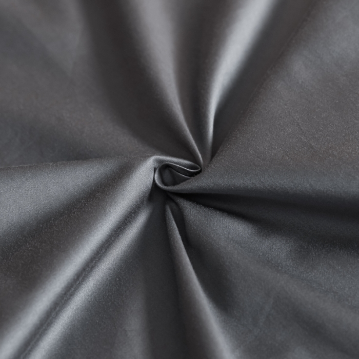 91家纺网 家纺一手货源 找家纺 秀色 50支贡缎床笠单件全棉纯棉床罩三件套帝王灰