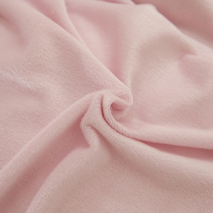 91家纺网 家纺一手货源 找家纺 纽缦 2021新款韩版水晶绒床单四件套法莱水晶牛奶 萌熊-粉豆沙