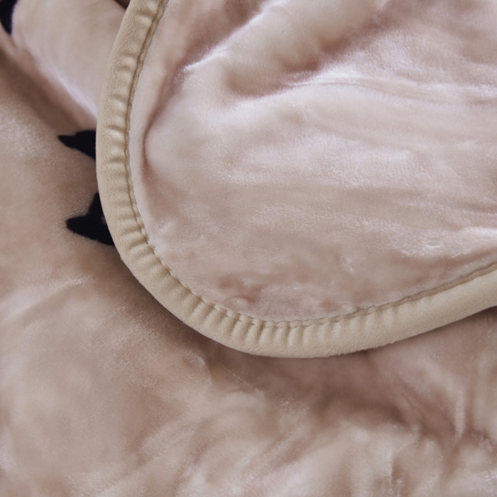 91家纺网 家纺一手货源 找家纺 凯轩毛毛毯毯子 儿童云毛毯毯子系列不二家 美丽园-灰