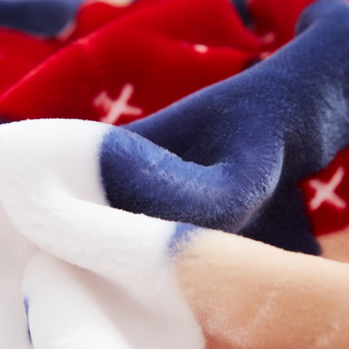 91家纺网 家纺一手货源 找家纺 凯轩毛毛毯毯子 儿童云毛毯毯子系列不二家 幸福宝贝（玉色）