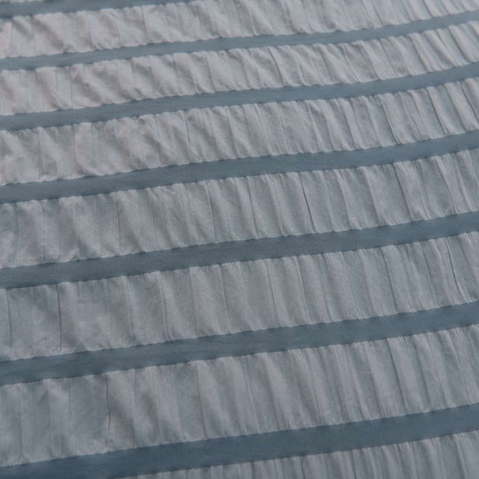 91家纺网 家纺一手货源 找家纺 梦之岛2021新款甜心公主泡泡纱配水晶绒四件套高贵蓝