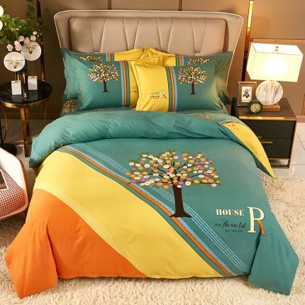 91家纺网 家纺一手货源 找家纺 （总）雲归梦 2021新款全棉大版生态磨毛四件套第二批