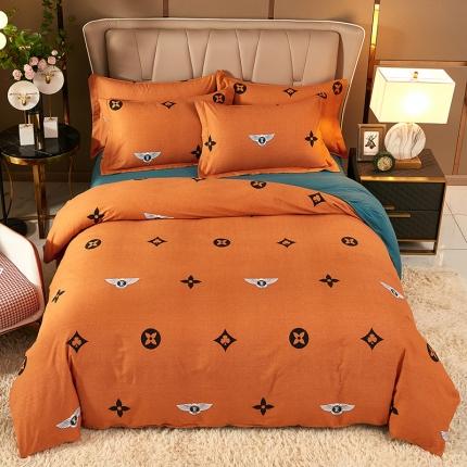 91家纺网 家纺一手货源 找家纺 （总）雲归梦 2021新款全棉大版生态磨毛四件套第二批