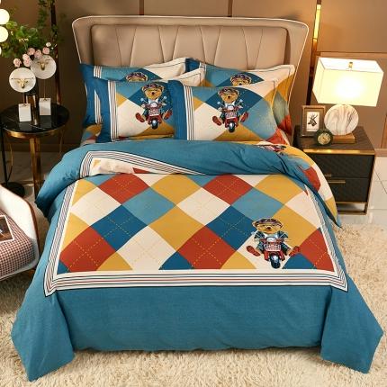 91家纺网 家纺一手货源 找家纺 （总）雲归梦 2021新款全棉大版生态磨毛四件套第二批