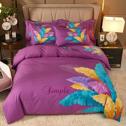 91家纺网 家纺一手货源 找家纺 （总）雲归梦 2021新款全棉大版生态磨毛四件套第二批