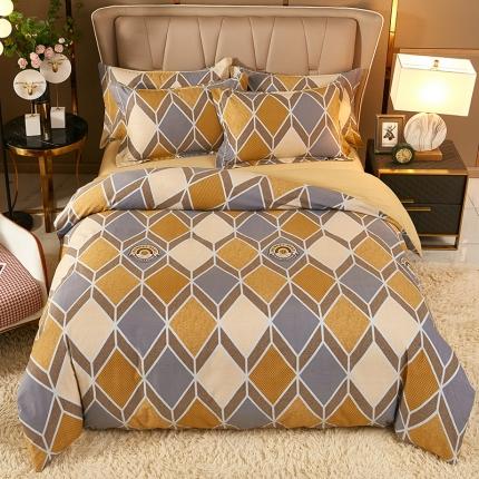 91家纺网 家纺一手货源 找家纺 （总）雲归梦 2021新款全棉大版生态磨毛四件套第二批