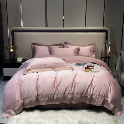 91家纺网 家纺一手货源 找家纺 （总）爱缦 2021新款星空系列100支长绒棉奥棉四件套