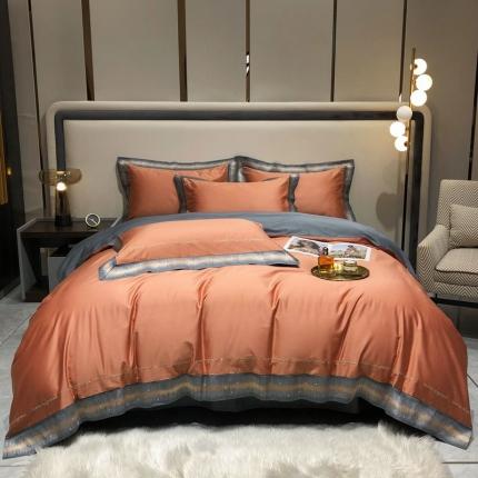 91家纺网 家纺一手货源 找家纺 （总）爱缦 2021新款星空系列100支长绒棉奥棉四件套