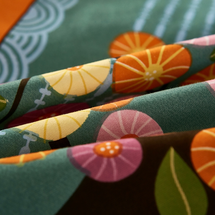 91家纺网 家纺一手货源 找家纺 雲归梦 2021新款全棉大版生态磨毛四件套第二批 乘风破浪