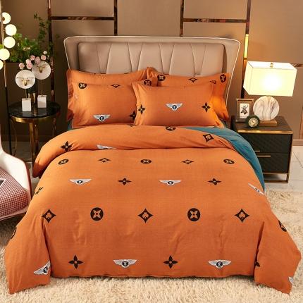 雲归梦 2021新款全棉大版生态磨毛四件套第二批 浮生若梦