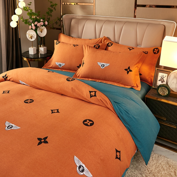 91家纺网 家纺一手货源 找家纺 雲归梦 2021新款全棉大版生态磨毛四件套第二批 浮生若梦