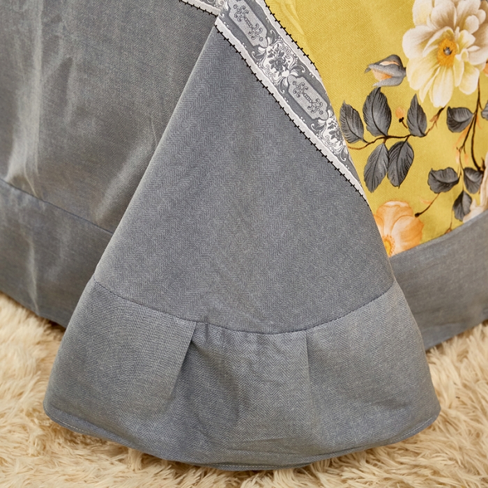 91家纺网 家纺一手货源 找家纺 雲归梦 2021新款全棉大版生态磨毛四件套第二批 格语枝香