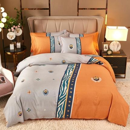 91家纺网 家纺一手货源 找家纺 雲归梦 2021新款全棉大版生态磨毛四件套第二批 佳丽斯