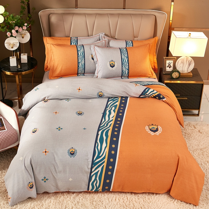 91家纺网 家纺一手货源 找家纺 雲归梦 2021新款全棉大版生态磨毛四件套第二批 佳丽斯