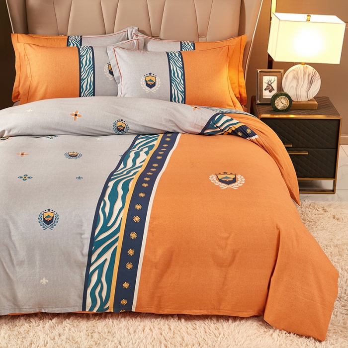 91家纺网 家纺一手货源 找家纺 雲归梦 2021新款全棉大版生态磨毛四件套第二批 佳丽斯